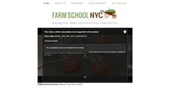 Desktop Screenshot of farmschoolnyc.org