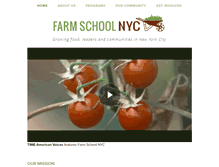 Tablet Screenshot of farmschoolnyc.org